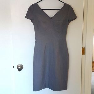 Banana Republic gray midi dress Size 2.